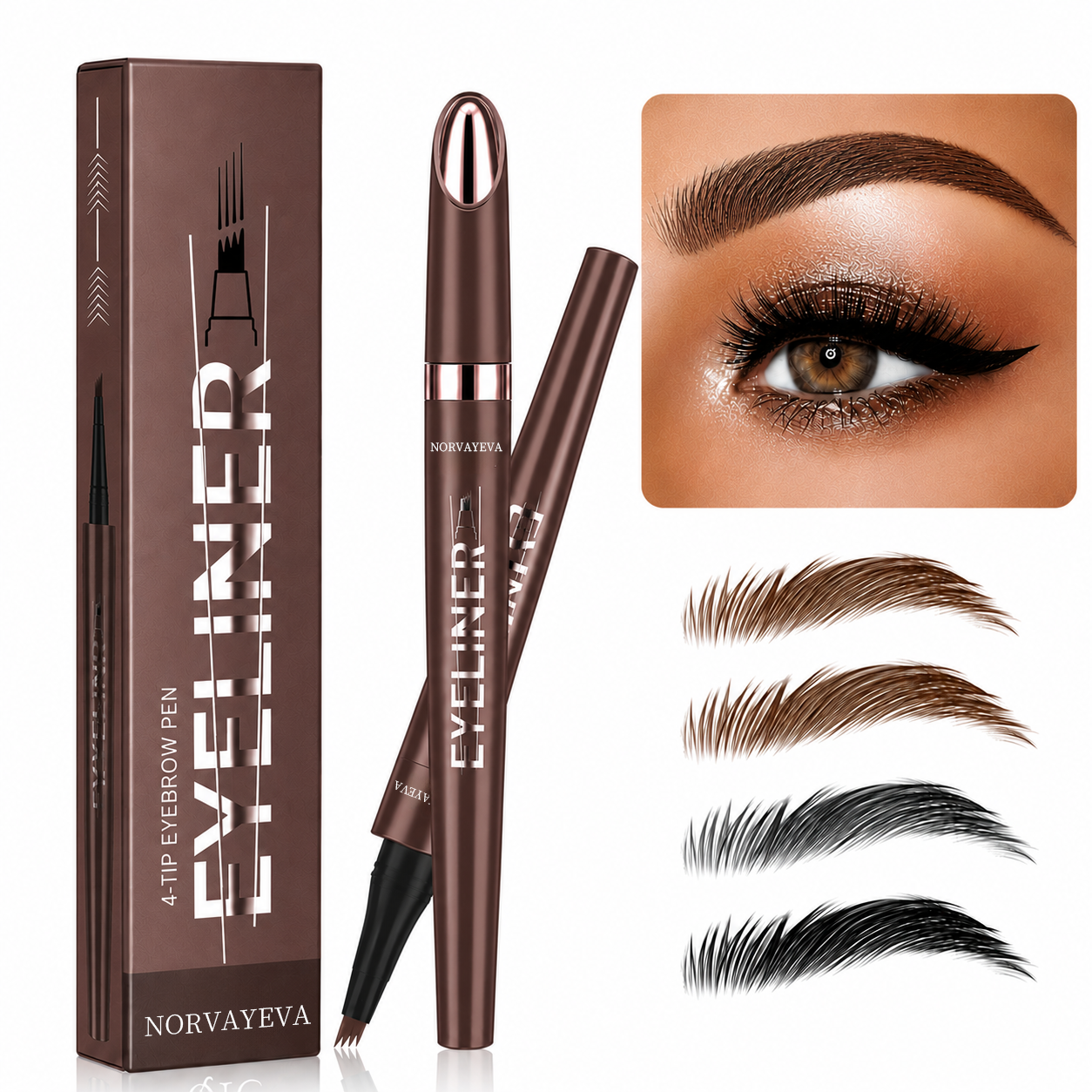 Last Day Buy 1 Get 1 Free✨Waterproof Micro-Fork Eyebrow Pencil